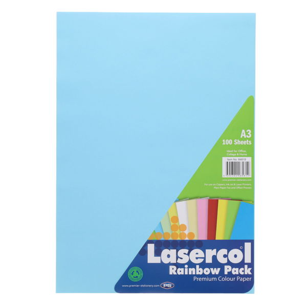 A3 Activity Paper 100 Sheets - Rainbow