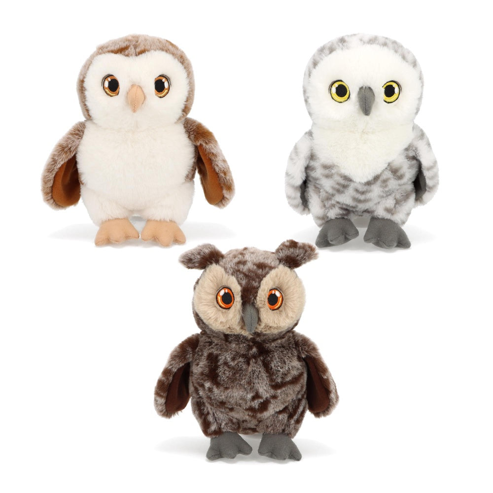 Keeleco Plush Toy - Owl Assortment 18cm