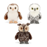 Keeleco Plush Toy - Owl Assortment 18cm