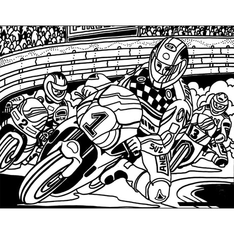 ColorVelvet Small - Racing Motorcycle