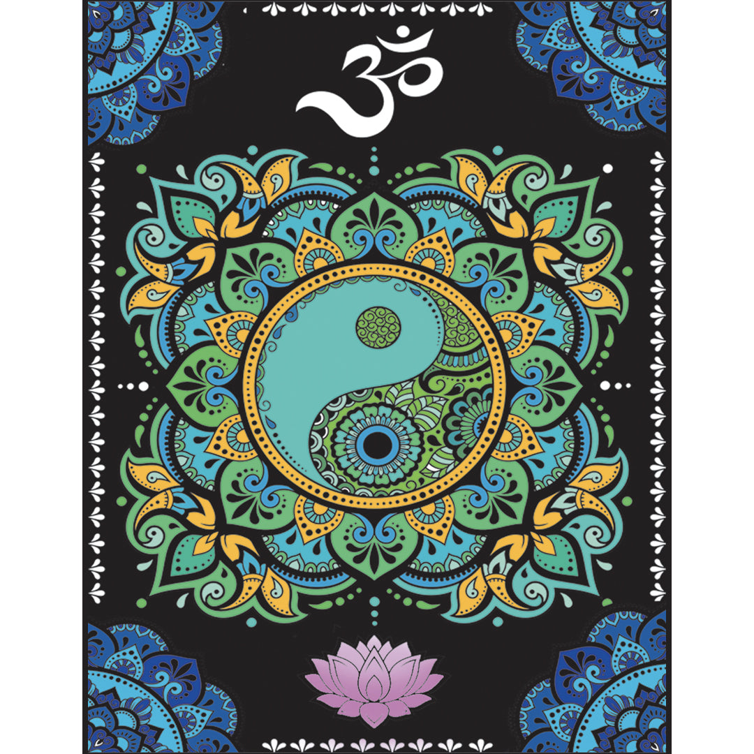 ColorVelvet Small - Mandala Yin Yang