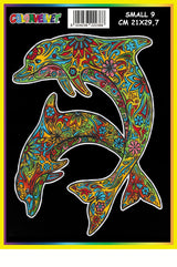 ColorVelvet Small - Mandala Dolphins