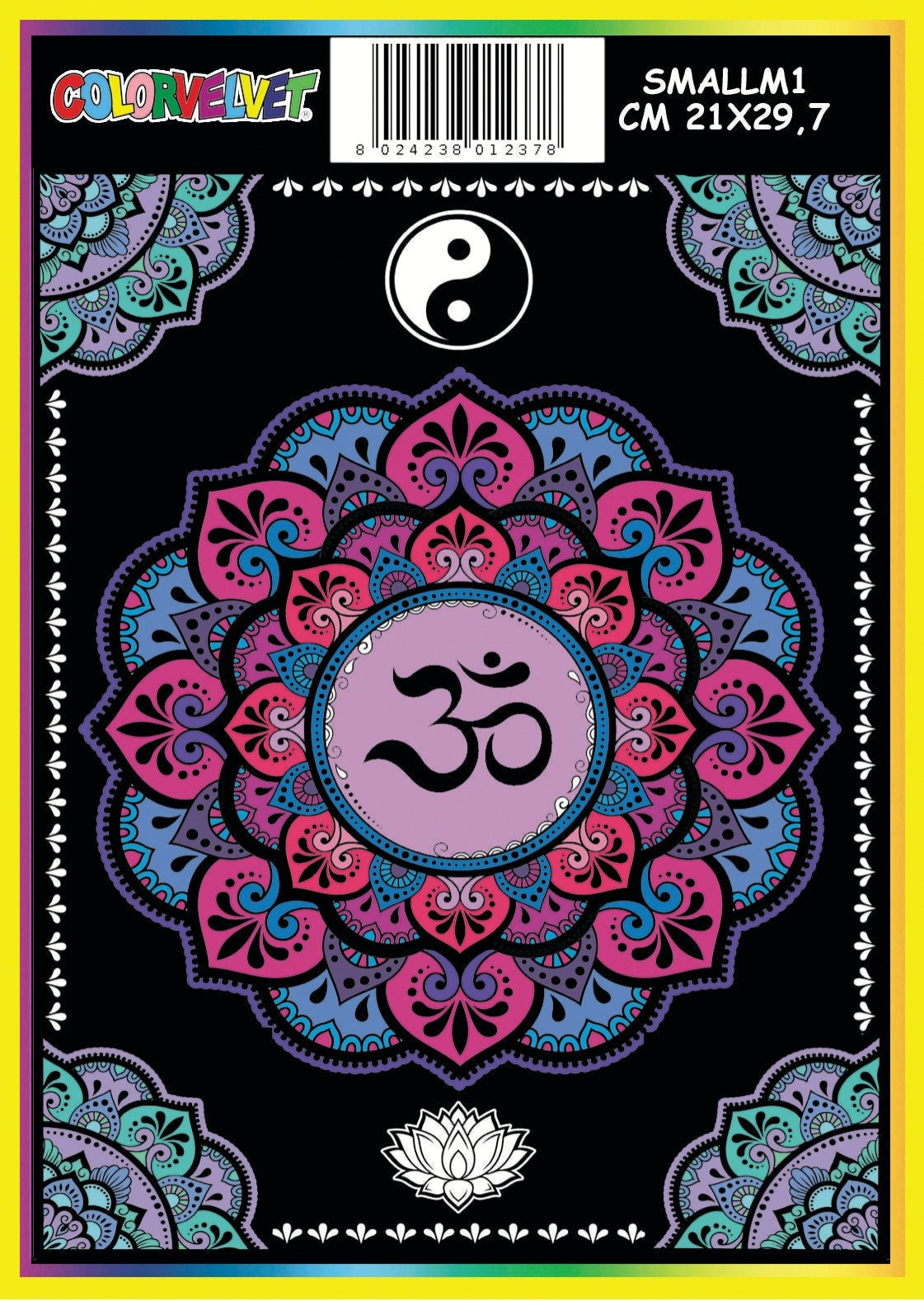Colorvelvet Small - Om Mandala