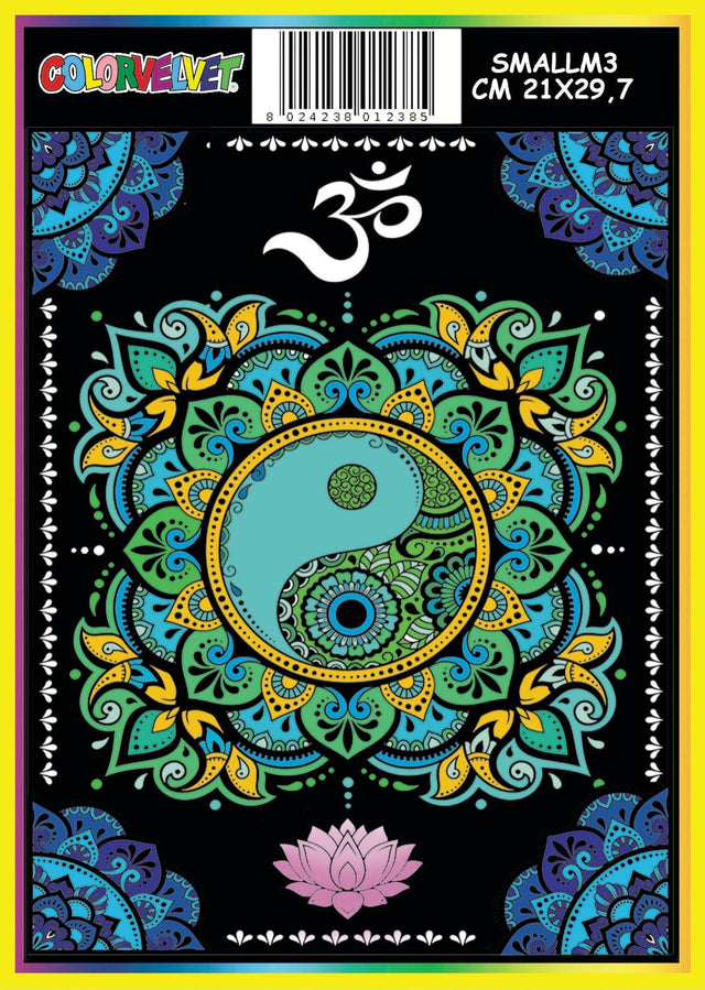 ColorVelvet Small - Mandala Yin Yang