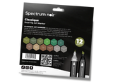 Spectrum Noir Classique Markers - Woodland Nature (12 Pack)