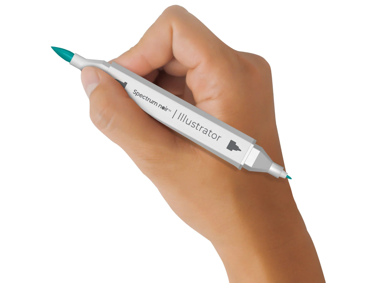 Spectrum Noir Illustrator Dual Tip Markers - Seascape (12 Pack)