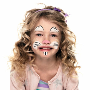 Step 3 - Bunny Rabbit Face Paint Guide