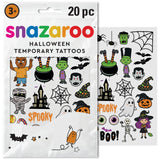 Snazaroo Cute Halloween Temporary Tattoos (20 Pieces)
