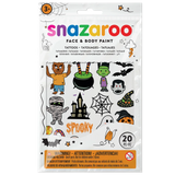 Snazaroo Cute Halloween Temporary Tattoos (20 Pieces)