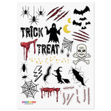 Snazaroo Spooky Halloween Temporary Tattoos (20 Pieces)