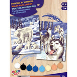 Paint By Numbers Medium Twin Pack - Winter Wildlife