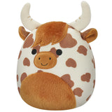 Squishmallows 8 inch - Alonzo the Brown & White Highland Cow