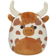 Squishmallows 8 inch - Alonzo the Brown & White Highland Cow