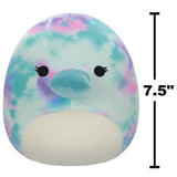 Squishmallows 7.5 Inch - Mitch Watercolor Tie-Dye Platypus