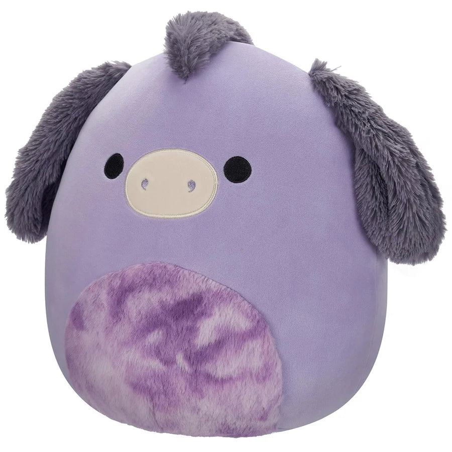 Squishmallows 12 Inch - Deacon the Purple Donkey with Tie-Dye