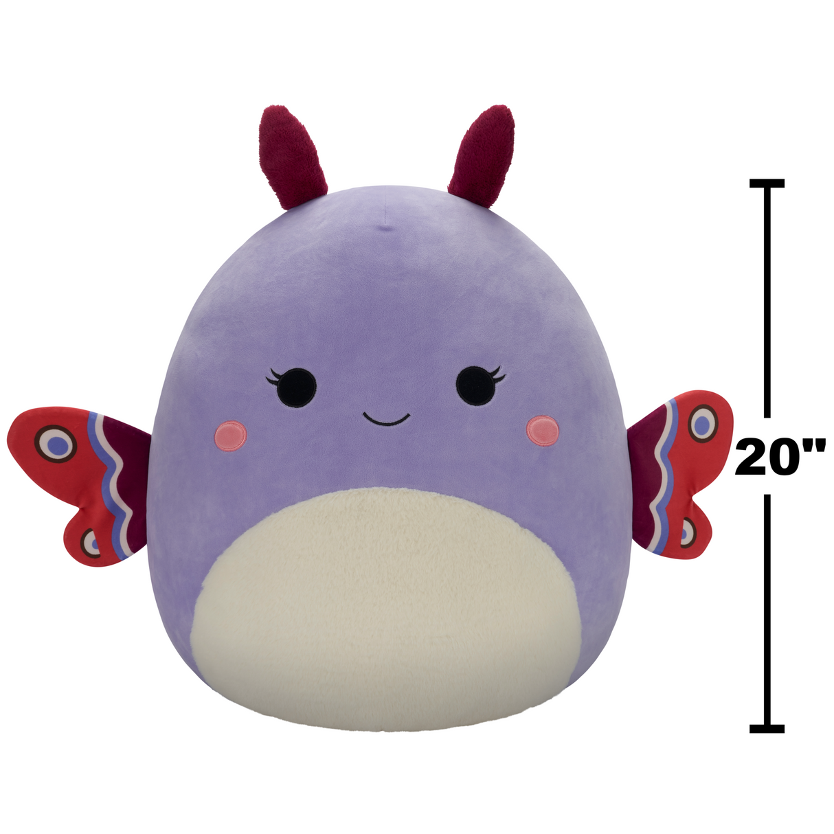 Squishmallows 20 Inch - Sandrine Lavender Moth