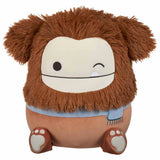 Squishmallows 12 Inch - Benny the Winking Brown Bigfoot with Scarf