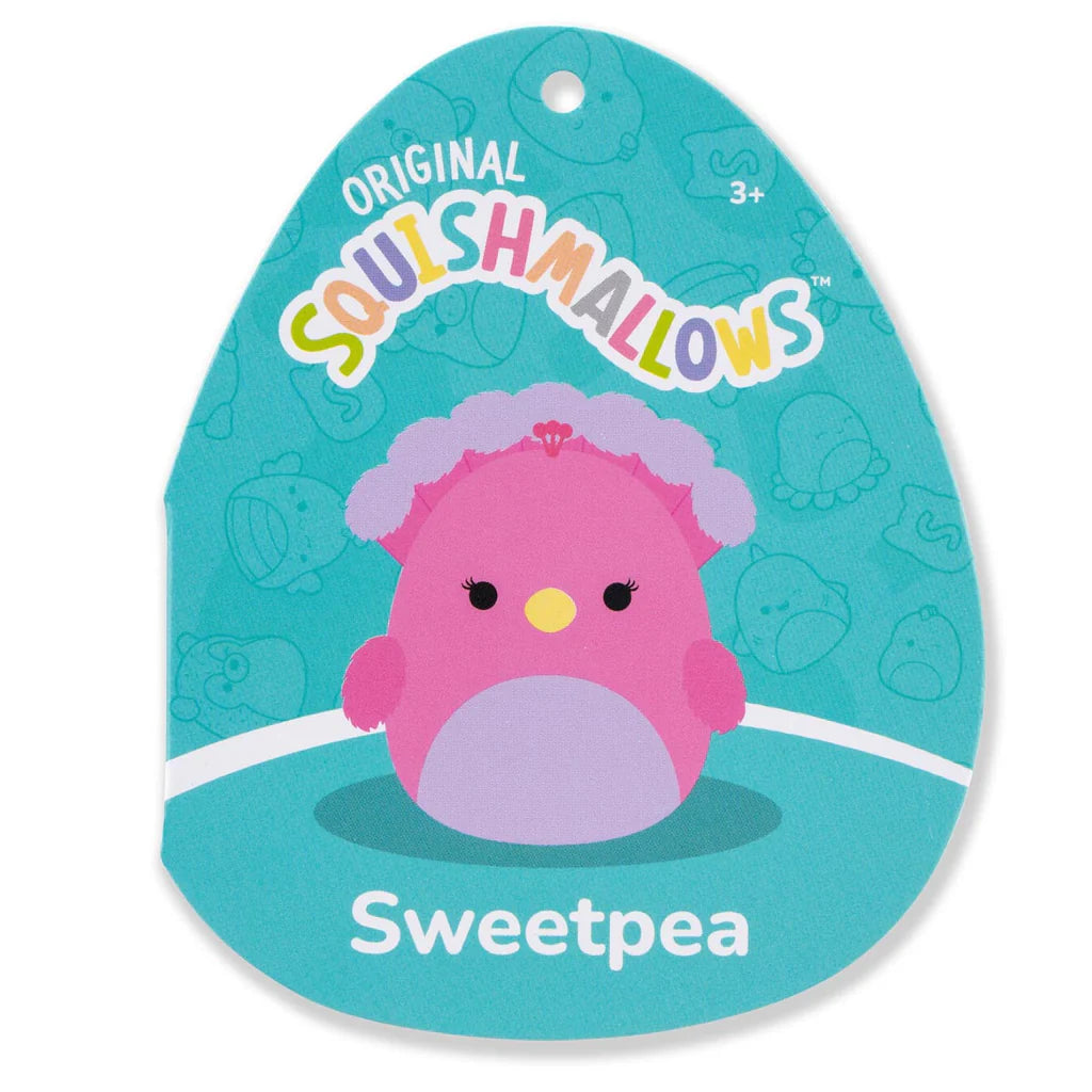 Squishmallows 7.5 Inch - Sweetpea the Pink and Purple Peacock