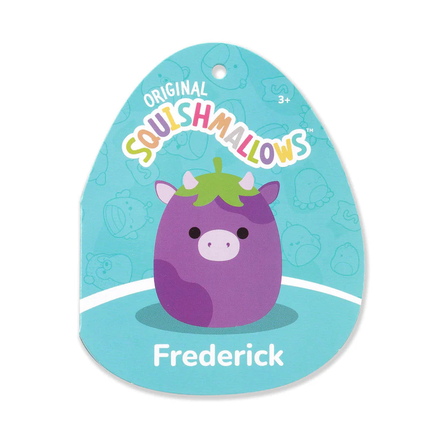 Squishmallows 7.5 Inch - Frederick Eggplant Cow