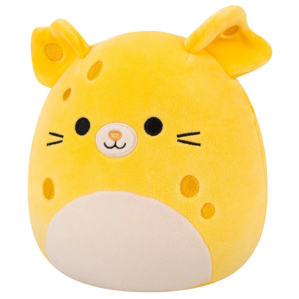 Squishmallows 7.5 Inch -Amelia the Yellow Cheese Mouse