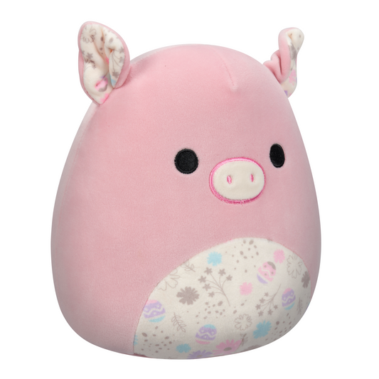 Squishmallows 7.5 Inch Peter Pink Pig with Easter Print Belly