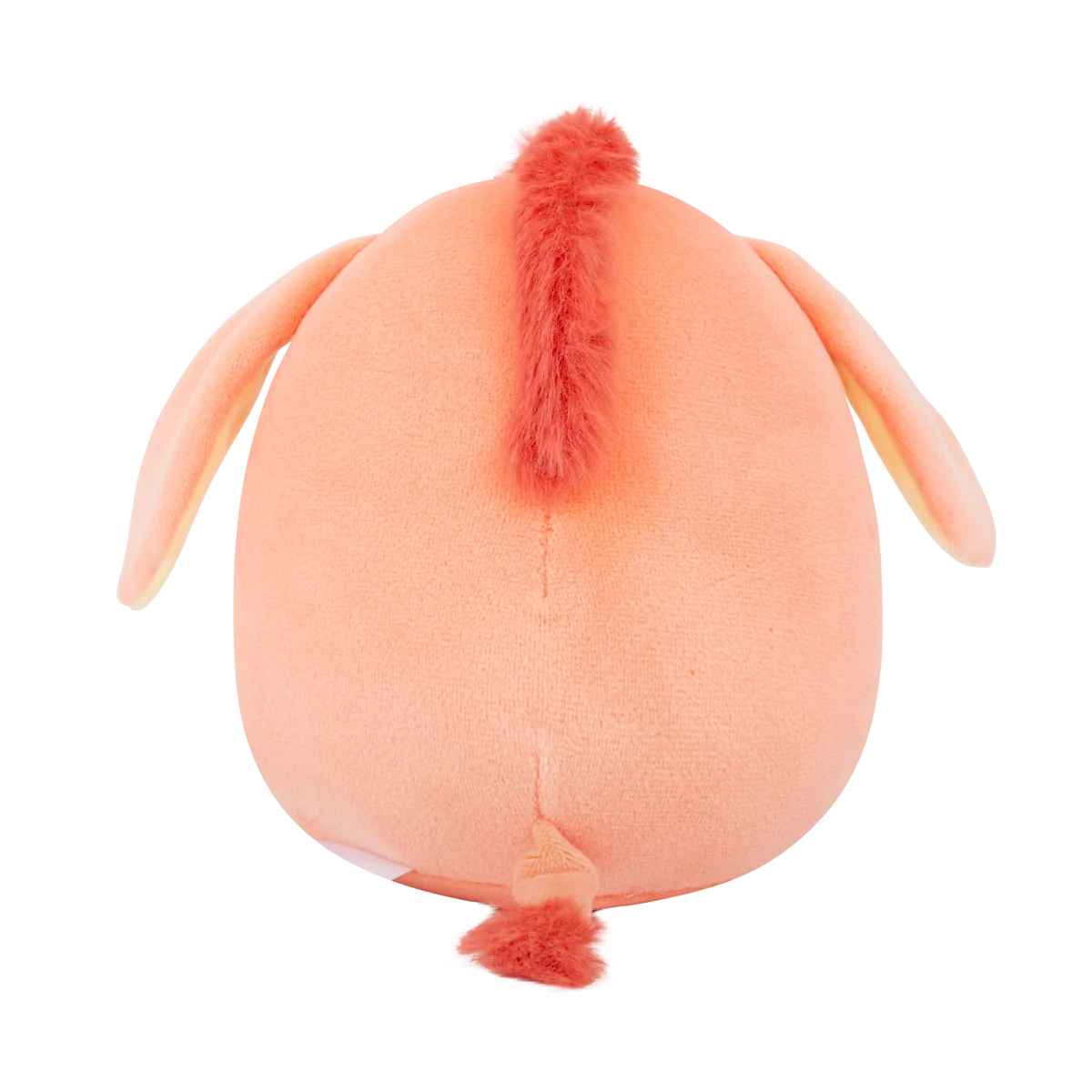 Squishmallows 7.5 Inch Llewyn Peach Donkey with Fuzzy Belly