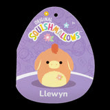 Squishmallows 7.5 Inch Llewyn Peach Donkey with Fuzzy Belly