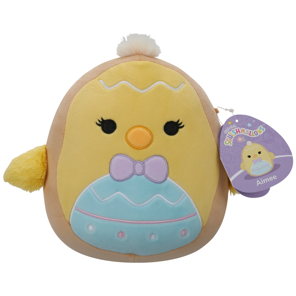 Squishmallows 7.5 Inch - Aimee Yellow Chick Easter