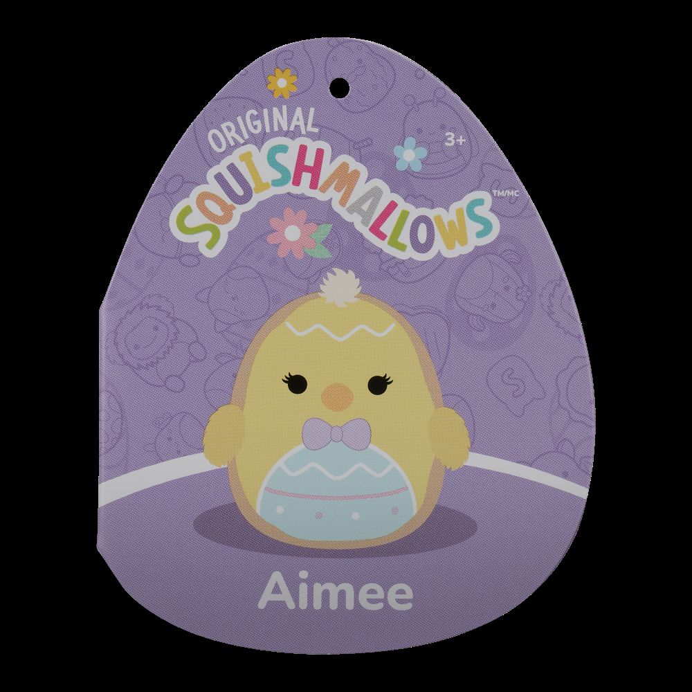 Squishmallows 7.5 Inch - Aimee Yellow Chick Easter