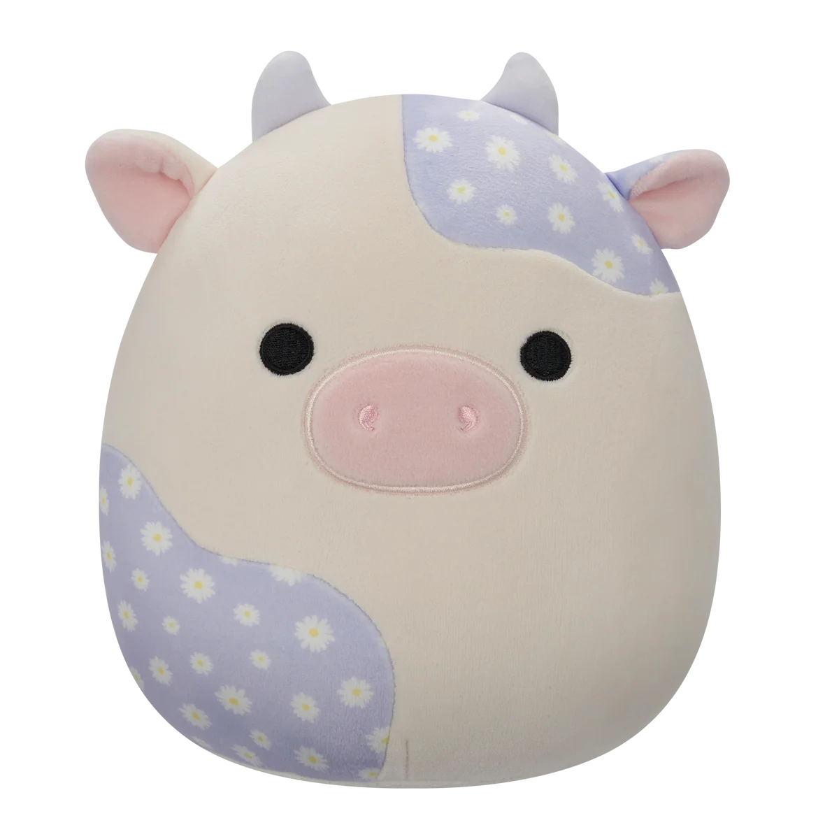 Squishmallows 7.5 Inch Liesel the Cream and Lavender Cow