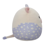 Squishmallows 7.5 Inch Liesel the Cream and Lavender Cow