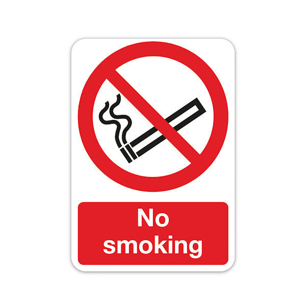 No Smoking Pvc Safety Sign A5