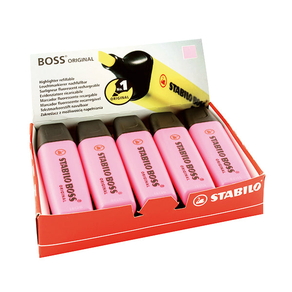 Stabilo Boss Original Highlighter Pink (Pack of 10) 70/56/10