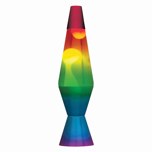 Lava Lamp Rainbow 14.5 Inch