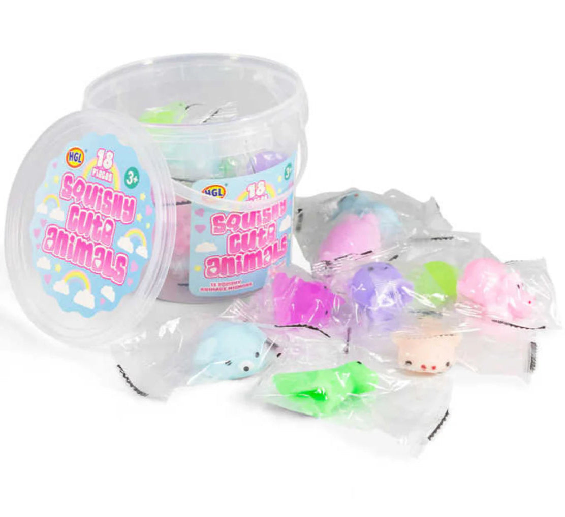 Squishy Cute Tub of Animals