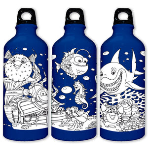 Create Your Own Water Bottle Set - Sea Life
