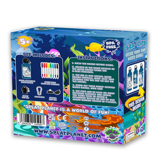 Create Your Own Water Bottle Set - Sea Life