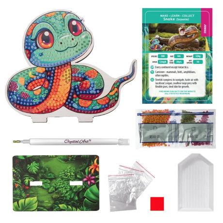 Crystal Art Wildlife Buddy - Snake