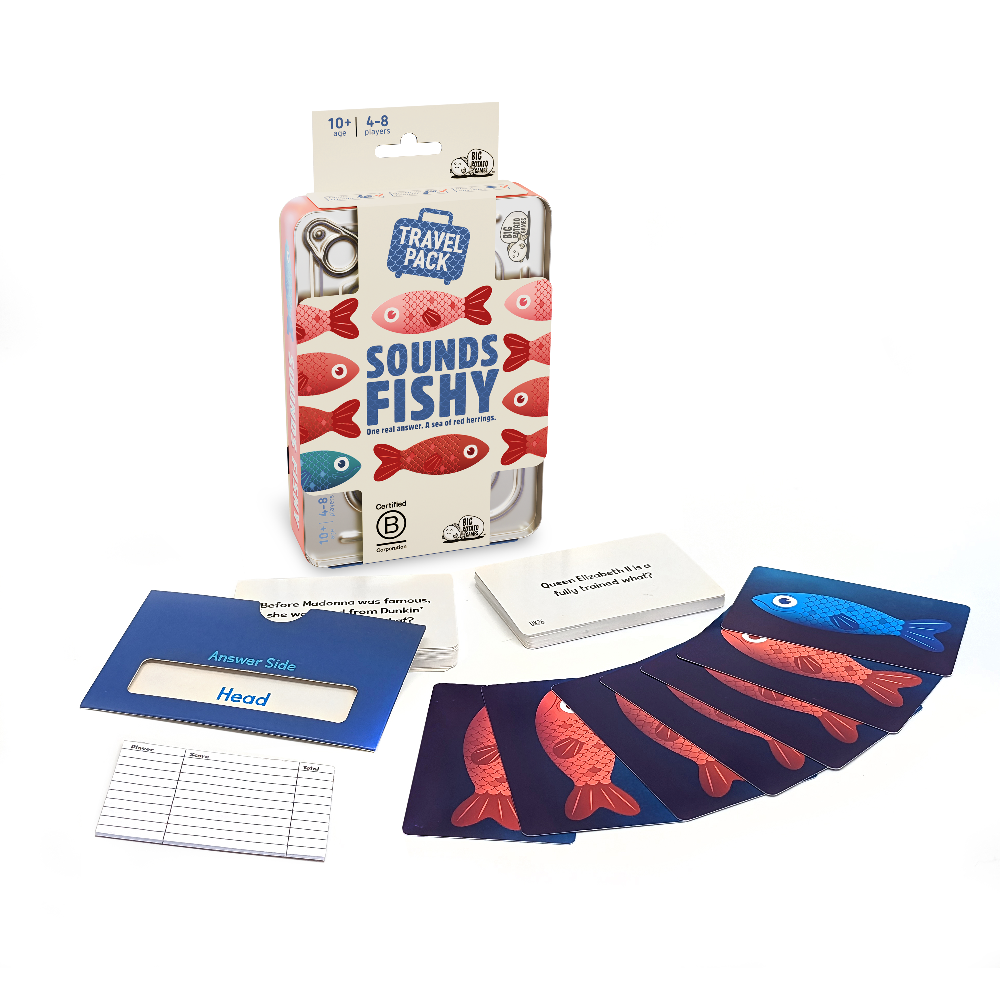 Sounds Fishy Card Game Travel Edition