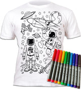 Splat Planet PYO T-Shirt: Space (Size 5-6 Years)