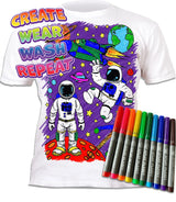 Splat Planet PYO T-Shirt: Space (Size 5-6 Years)