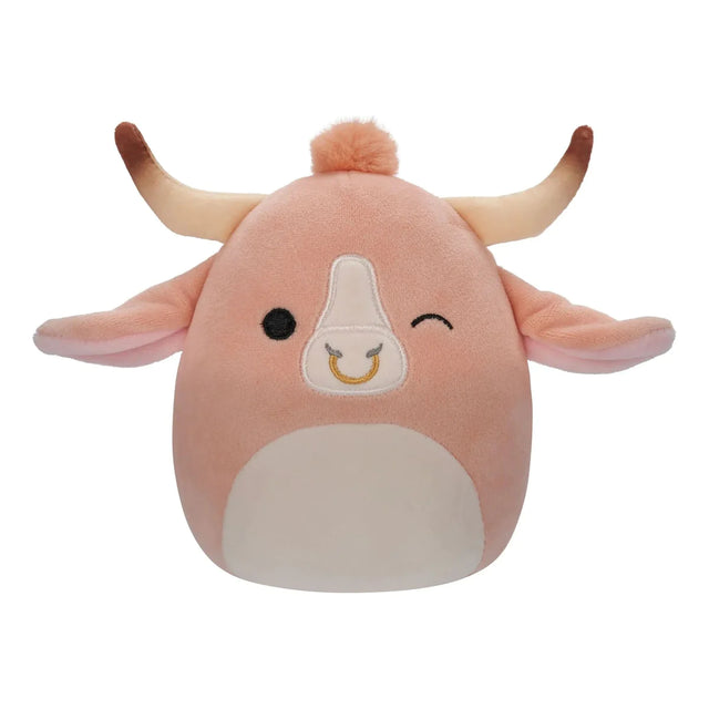 Squishmallow 16 Inch Houston Peach Brahma Bull