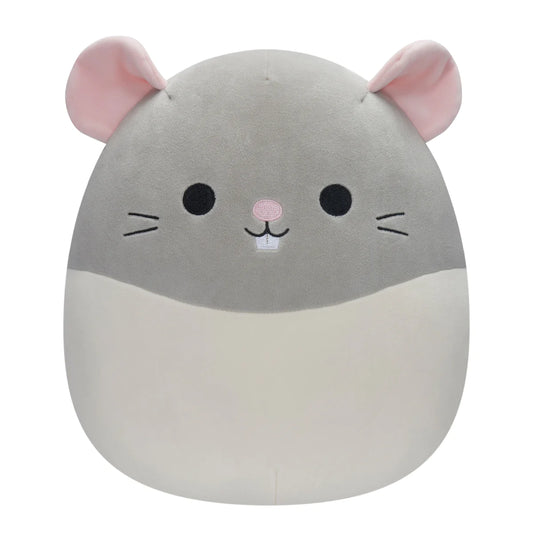 Squishmallows 12 Inch Rusty The Grey And White Rat