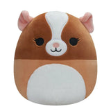 Squishmallows 7.5 Inch Garret Brown And White Guinea Pig