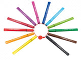 STABILO Cappi Fibre Tip Pens with Cap Ring - Assorted Colours (24 Pack)