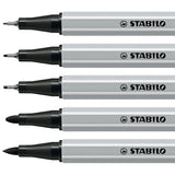 Stabilo Multi Liner Creative Tips - Black (Pack of 5)