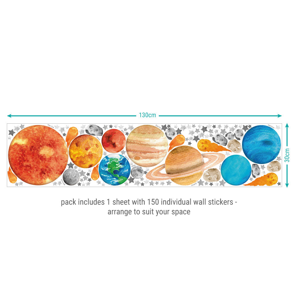 Wall Sticker Pack - Solar System 
