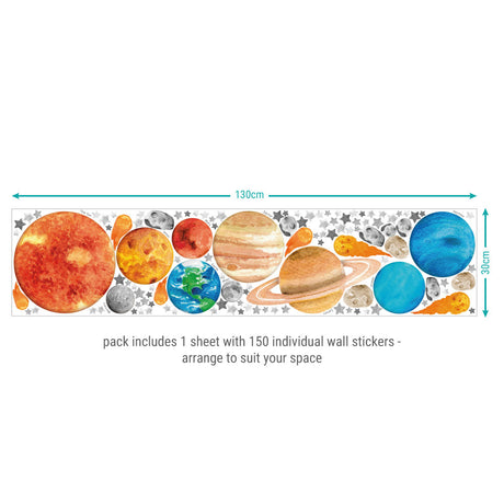 Wall Sticker Pack - Solar System 