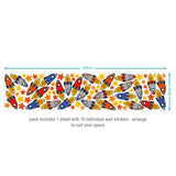 Wall Sticker Pack - Rocket (76 Pack)