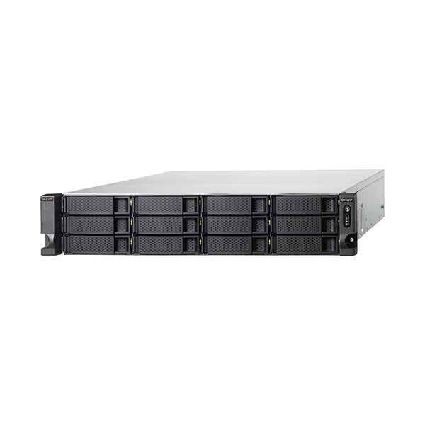 Qnap 12 Bay Rackmount NAS Network Attached Storage Enclosure 216TB TS-H1283XU-RP